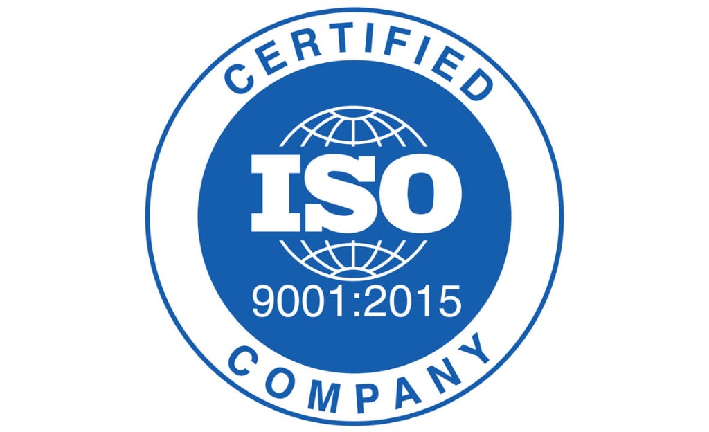 ISO 9001:2015 Certified Company